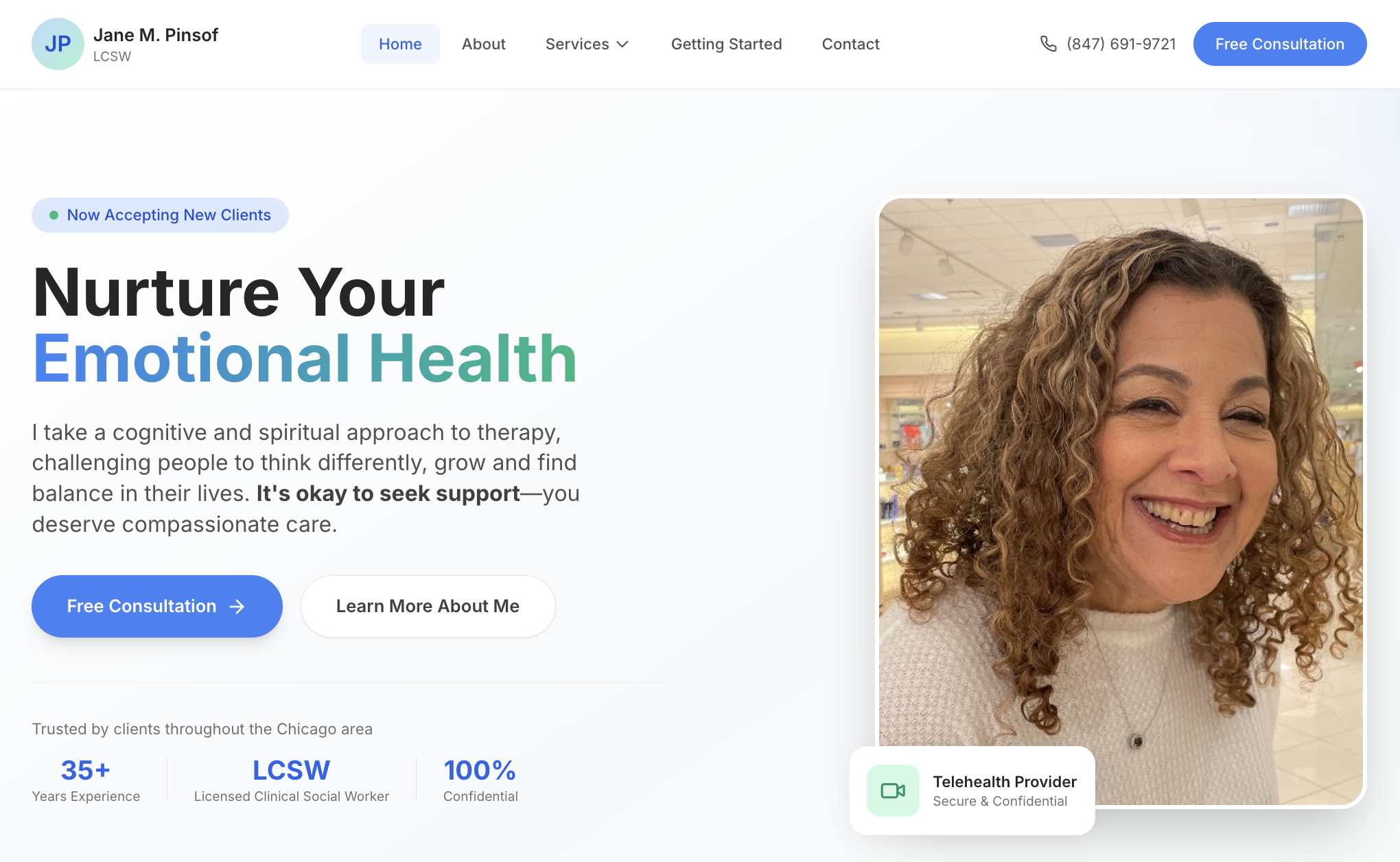 Professional Portfolio Website